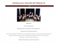 mandolinenverein-weiterode.de Webseite Vorschau