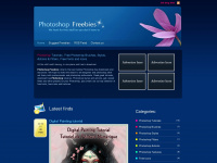 photoshop-freebies.com Webseite Vorschau