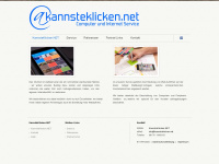 kannsteklicken.net Webseite Vorschau