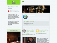 cyberpublic.de Webseite Vorschau