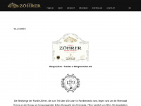 zoehrer.at Webseite Vorschau