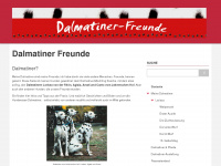 dalmatiner-freun.de Webseite Vorschau