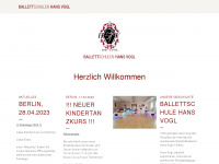 ballettschulen-hans-vogl.de Webseite Vorschau