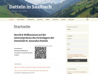 datteln-in-saalbach.de Webseite Vorschau