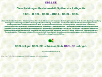 dbsl.de Webseite Vorschau