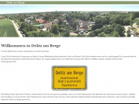 delitz-am-berge.de Webseite Vorschau