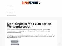 depotexperte.de Webseite Vorschau