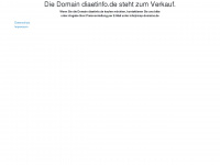 diaetinfo.de Webseite Vorschau