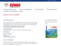 schwaben-international.de Webseite Vorschau