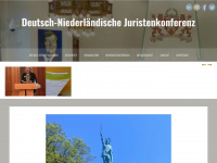 deutsch-niederlaendische-juristenkonferenz.de Webseite Vorschau