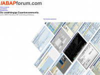 abapforum.com Webseite Vorschau