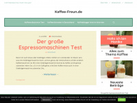 kaffee-freun.de Webseite Vorschau
