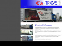 edi-trans.de Webseite Vorschau