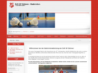 djk-badminton.de Webseite Vorschau