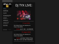 djtyx.de Webseite Vorschau