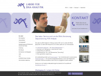 dna-analytik.de Webseite Vorschau