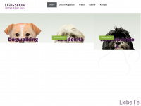dogsfun.de Webseite Vorschau