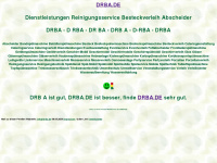 drba.de Webseite Vorschau