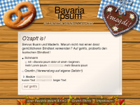 bavaria-ipsum.de Webseite Vorschau