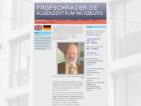 profschrader.de Webseite Vorschau