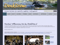 duck-diver.de Webseite Vorschau