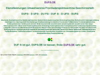 dufg.de Webseite Vorschau