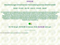 duvz.de Webseite Vorschau