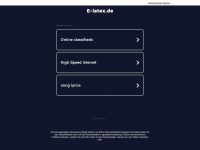 e-latex.de Webseite Vorschau