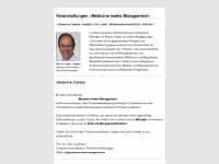 management-meets-medicine.de Webseite Vorschau