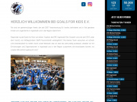 goalsforkids.de Webseite Vorschau