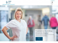 heidelberg-university-hospital.com Webseite Vorschau