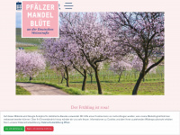mandelbluete-pfalz.de Webseite Vorschau