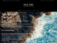 eco-tax.ch Webseite Vorschau