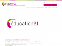 education21.ch Webseite Vorschau