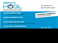 elektro-hoegl.at Webseite Vorschau