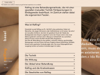 rolfing-basel.ch Webseite Vorschau