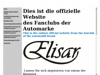 elisar.de Webseite Vorschau