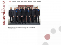 ensemble12.ch Webseite Vorschau