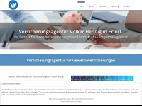 erfurt-versicherung.de Webseite Vorschau