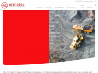 ermatec.ch Webseite Vorschau