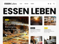 essen-leben.de Webseite Vorschau