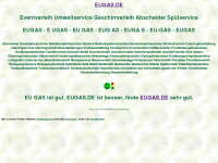 eugas.de Webseite Vorschau