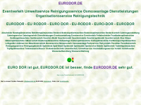 eurodor.de Webseite Vorschau