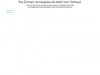 europajobs.de Webseite Vorschau