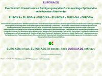 eurosia.de Webseite Vorschau