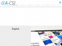 a-csi.de Webseite Vorschau