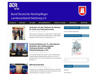 bdr-hamburg.de Webseite Vorschau