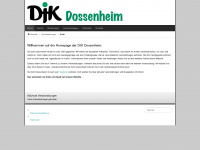 djk-dossenheim.de Webseite Vorschau