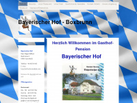 bayerischerhof-boxbrunn.de Webseite Vorschau