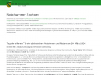 notarkammer-sachsen.de Webseite Vorschau